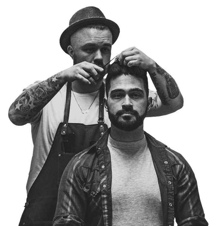 Barber Cutting Client Hair 1